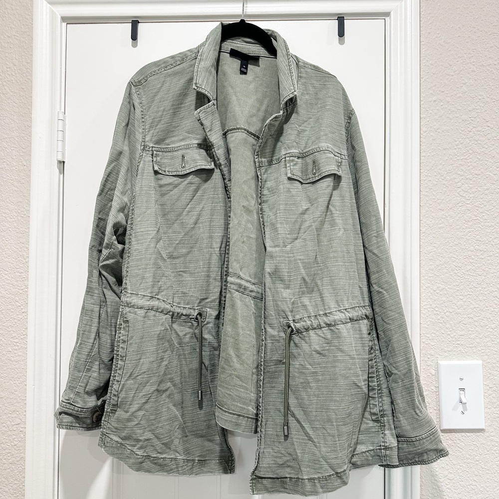 Lane Bryant, Women’s Green Utility Jacket, Size 18